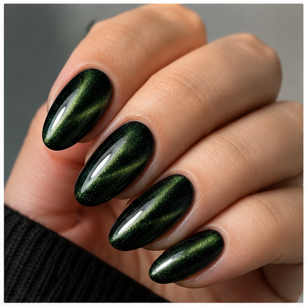 Manicura cat eye con efecto magnético — Cool Nails Gràcia